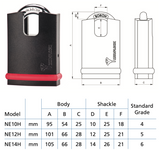 NE10H - 10mm Closed Shackle - CEN4